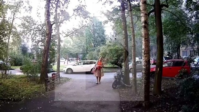 Бабушка подожгла электроскутер своего соседа