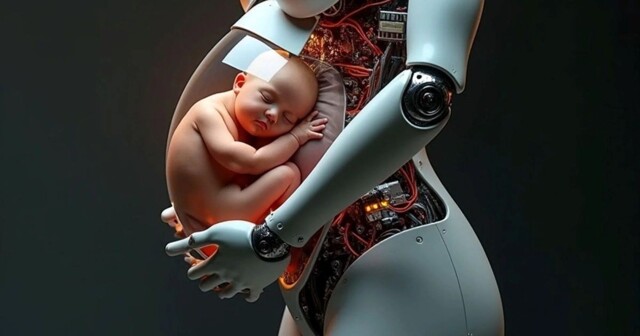 В Китае создают гуманоида, способного выносить и родить ребёнка