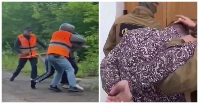 Переодетые в дворников сотрудники ФСБ задержали готовившего теракт приезжего из Средней Азии