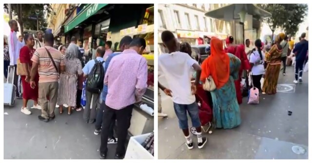 Мужчина обнаружил, что на улицах Парижа очень мало белых французов