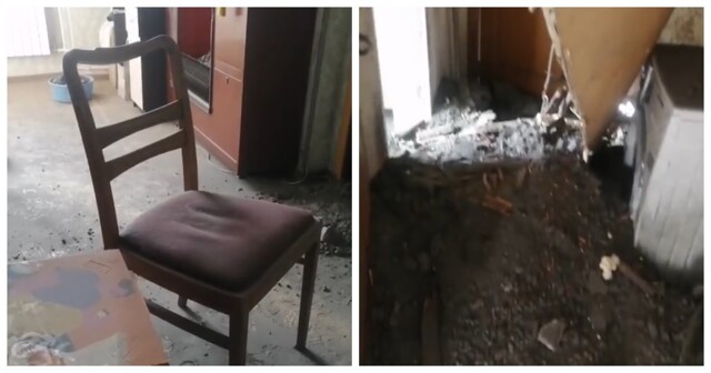 В многоквартирном доме в Омской области на жильцов упал потолок