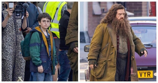 Свежие кадры со съемок сериала про Гарри Поттера