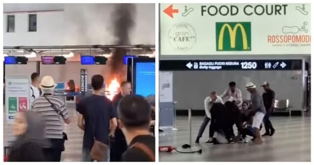 Малийца с молотком задержали в аэропорту Милана