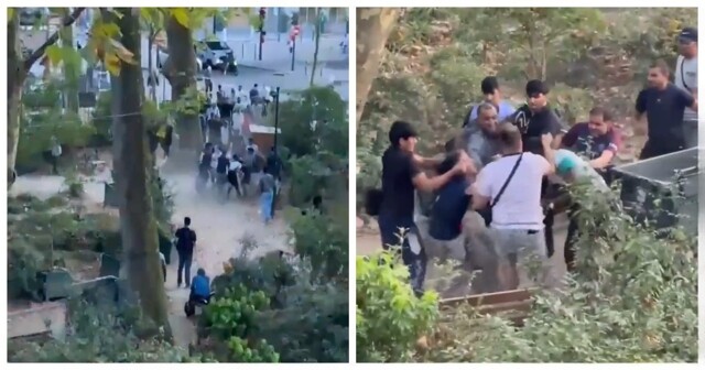 Массовая драка с палками и прутьями произошла в парижском квартале Ла-Шапель