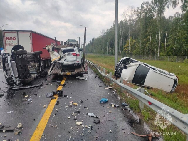 Цистерна со сжиженной углекислотой взорвалась в результате ДТП под Арзамасом