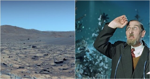 Исследовательский вездеход NASA показал голубое небо на Марсе