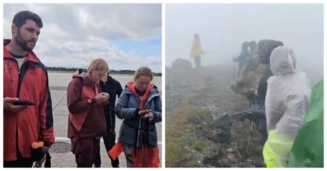 "Свернули не туда": на Курилах спасли группу из девяти женщин и гида-мужчины