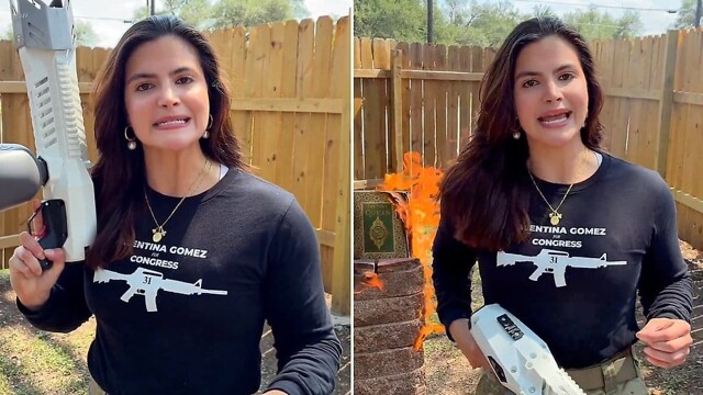 В США кандидатка в конгресс сожгла Коран из огнемёта