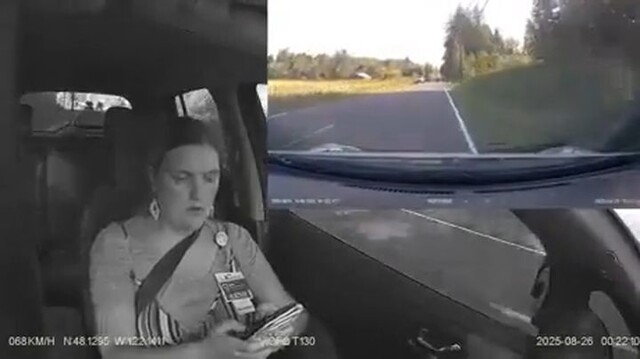 Отвлеклась на телефон и разбила авто: женщина придумала историю, но запись всё показала