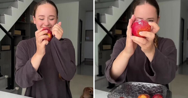 Девушка, которая вышла замуж за китайца, показала, как её свекровь подходит к мытью овощей и фруктов