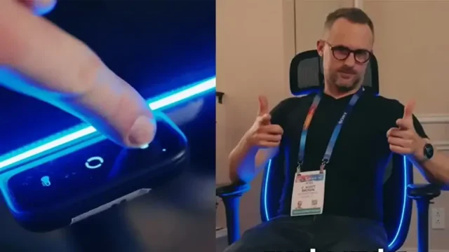 Концепт игрового стула с климат-контролем