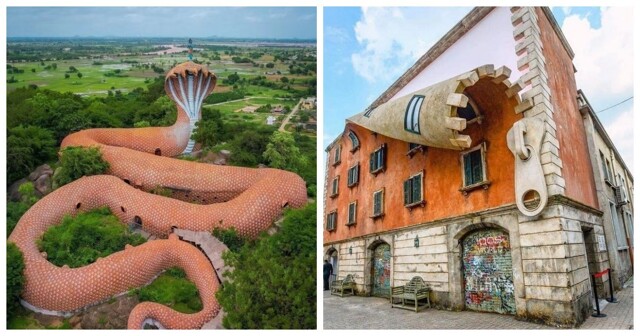 18 впечатляющих архитектурных чудес и диковинок, в существование которых сложно поверить