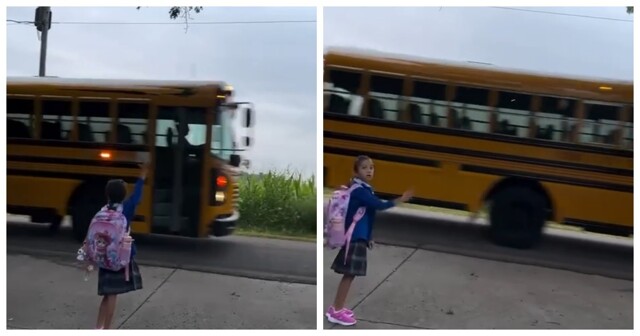 В США водитель школьного автобуса забыл первоклассницу