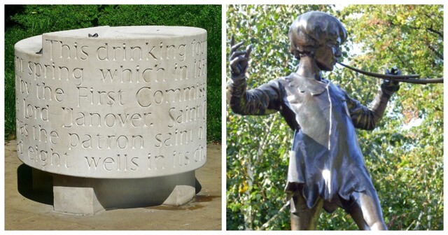 Тайна Кенсингтонского сада: как вымышленный святой и Питер Пэн подарили имя и славу древнему источнику