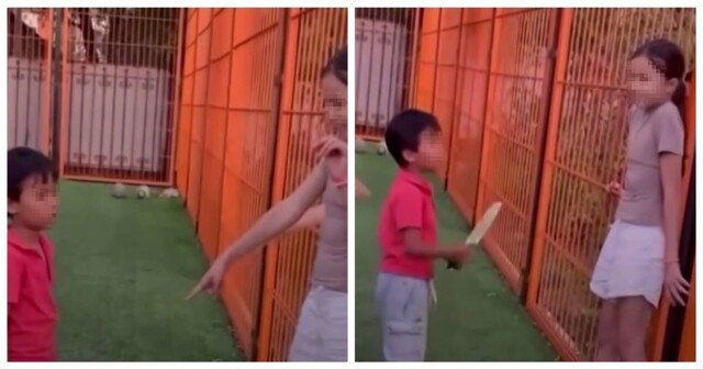 Шестилетний мальчик угрожал ножом девочке на детской площадке