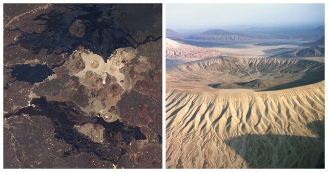 Белые исполины пустыни: геологическая тайна Харрат-Хайбара