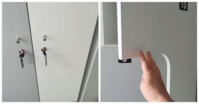 Необычный дизайн шкафчика