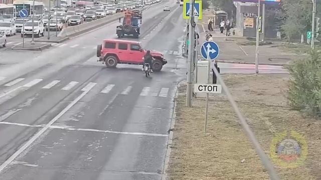 ДТП с мопедом в Волгограде "Яркое утро"