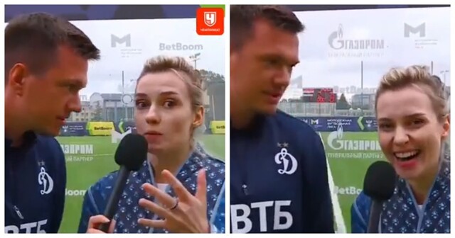 Милая оговорка в прямом эфире