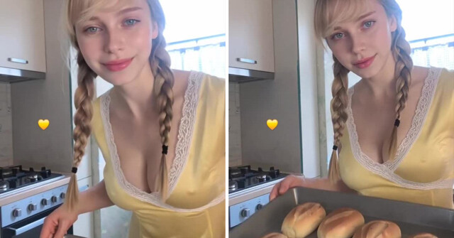 Девушка похвасталась аппетитными булочками с повидлом