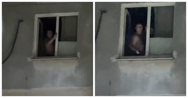 В Ростове-на-Дону неадекват высунулся в окно и начал палить по людям из травмата