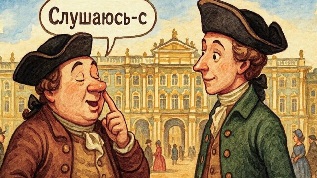 Извольте-с: почему раньше добавляли букву "с" на конце и куда она исчезла?