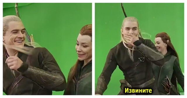 Как снималась сцена верховой езды лесных эльфов в «Хоббите»