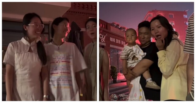 Русская семья удивила жителей Китая