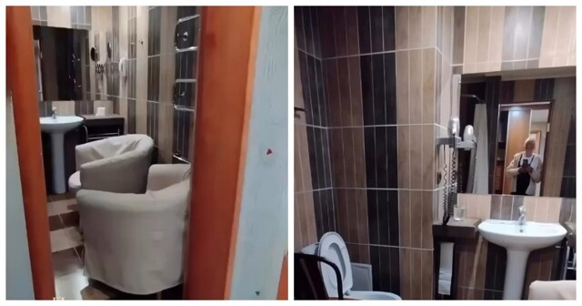 «Им там явно было весело»: горничная показала странный интерьер в туалете отеля