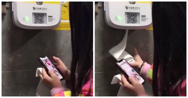 Туалет с платной туалетной бумагой