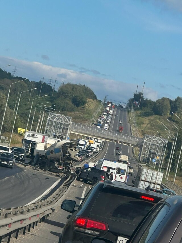 ДТП с бетономешалкой во Владимире