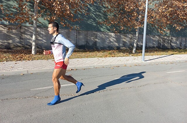 Испанец установил рекорд в беге на каблуках