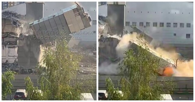 В Подмосковье обрушилась часть конструкции старого горнолыжного комплекса