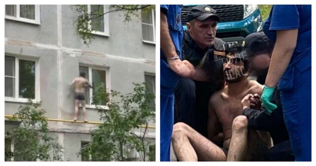 Иностранный специалист бегал по газовой трубе в Москве и звал на помощь
