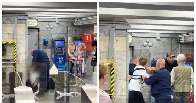 В петербургском метро пассажир заступился за 16-летнего безбилетника