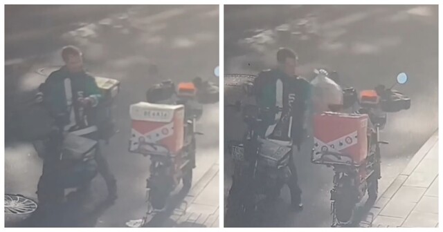 Доставщик украл заказ у конкурента прямо из сумки