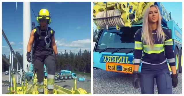 Шведская крановщица