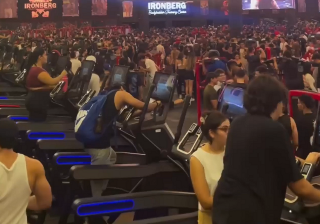 В Бразилии показали спортзал, где одновременно тренируются тысячи человек