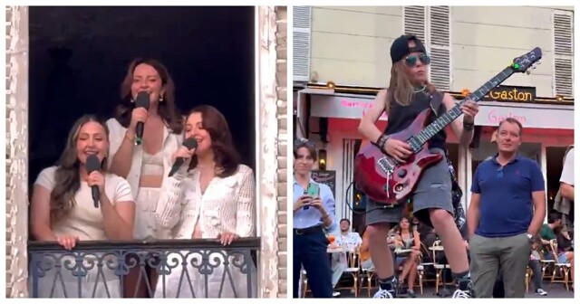 30 музыкантов в Париже исполнили "Богемскую рапсодию"