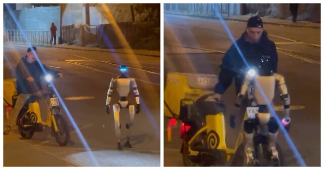 В Москве робот напал на курьера