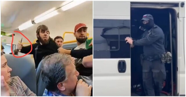 Буйных бородатых "зайцев" задержали в подмосковной электричке