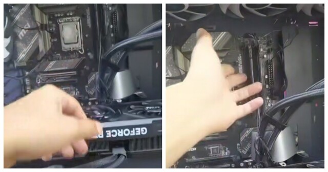 Домашний кот погубил часть "начинки" системного блока