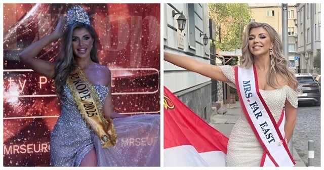 Россиянка из Владивостока победила в конкурсе "Миссис Европа-2025"