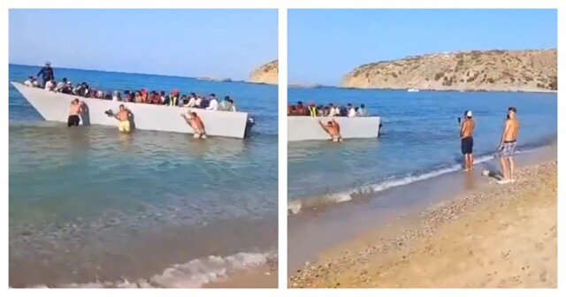 Туристы развернули лодку с мигрантами в Европе