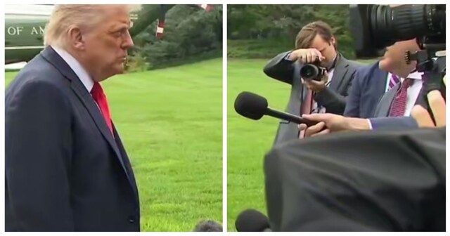 Трамп отчитал журналиста после неудобного вопроса