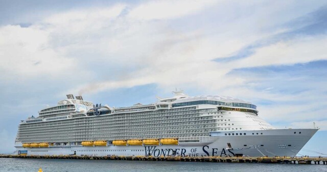 В США круизный лайнер вернулся в порт из-за драки пассажиров у детского бассейна