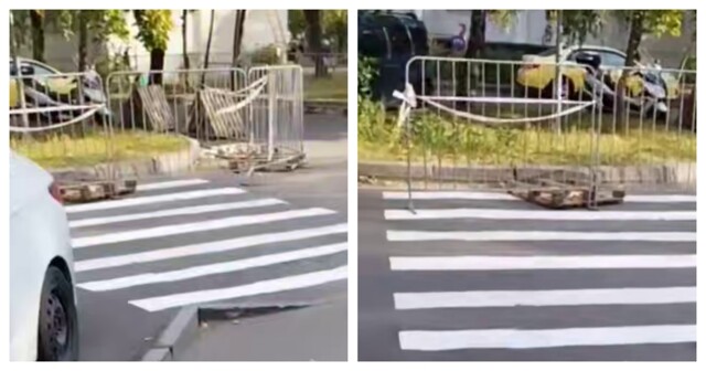 Пешеходный переход, ведущий в никуда