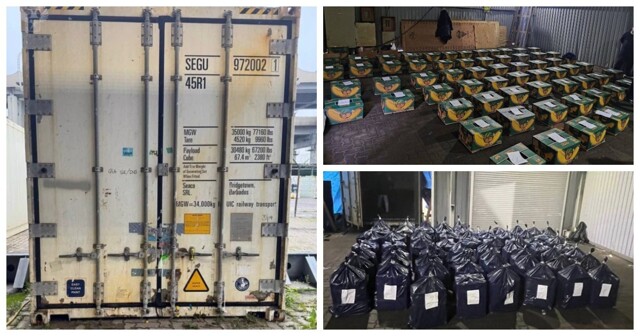 На судне с эквадорскими бананами в Санкт-Петербурге обнаружили 1,5 тонны кокаина на ₽20 млрд