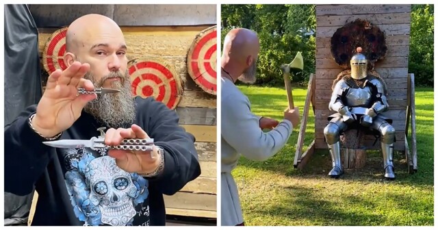 Меткий метатель ножей и топоров