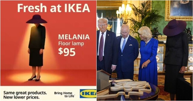 Королевский приём в мемах: что запомнилось из визита Трампа